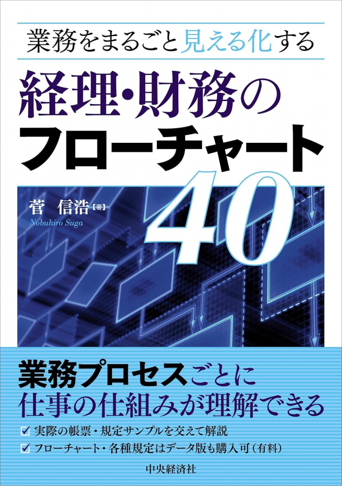 業務をまるごと見える化する経理・財務のフローチャート４０